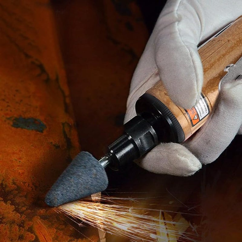 KP 621 Air Die Grinder Kit US Style 22000rpm High Speed with 10 Grinding Heads for Metal Stone PCB - Image 4